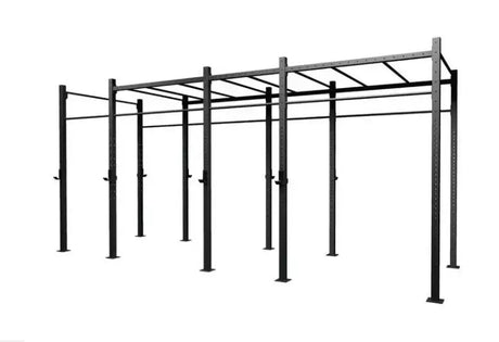 Gabbia Challenge 4 Campate Autoportante Con Monkey Station Cod.g60-4ams - 60 X 60 X 3,2 Mm - 4 Coppie Di Appoggi Bilanciere Inclusi Toorx - TIMESPORT24