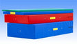 Ag710/10 Materasso Rivestito In Pvc, Intero,senza Antiscivolo Cm.300x200x50 SC837465 - TIMESPORT24