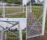 Af1462/2 Pair of Transportable Aluminum Football Goals Size. 6x2 m. 