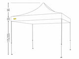 BERTONI COMPACT 3X3 GAZEBO PIEGHEVOLE AUTOMATICO