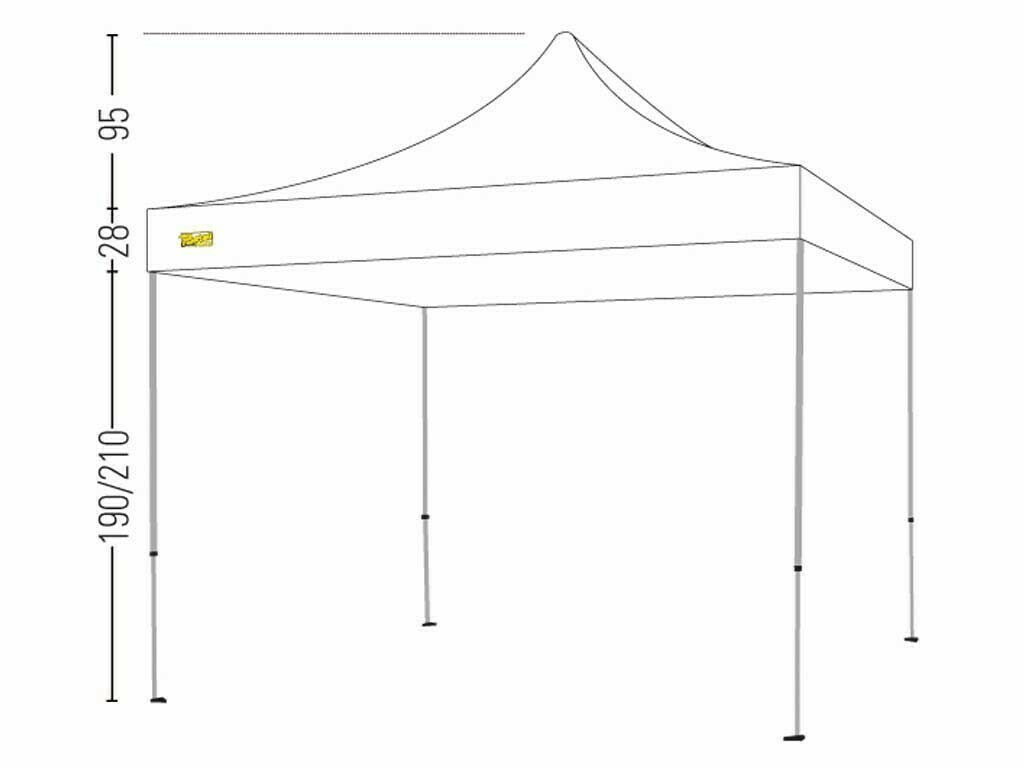 BERTONI EXPO 3X3 GAZEBO PIEGHEVOLE AUTOMATICO - TIMESPORT24