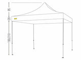 BERTONI EXPO 3X3 GAZEBO PIEGHEVOLE AUTOMATICO - TIMESPORT24