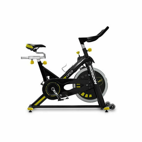 Gym Bike Horizon GR3 Indoor Massa Volanica 22 kg Peso Max Utente 130 kg Resistenza Freno a Frizione Bici da Camera Bike da Spinning - TIMESPORT24