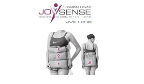 Kit estetica PressoEstetica JoySense (2.0 e 3.0) a 5 camere (fascia addominali/glutei + connettore singolo + sdoppiatore) COD.JOYK - TIMESPORT24