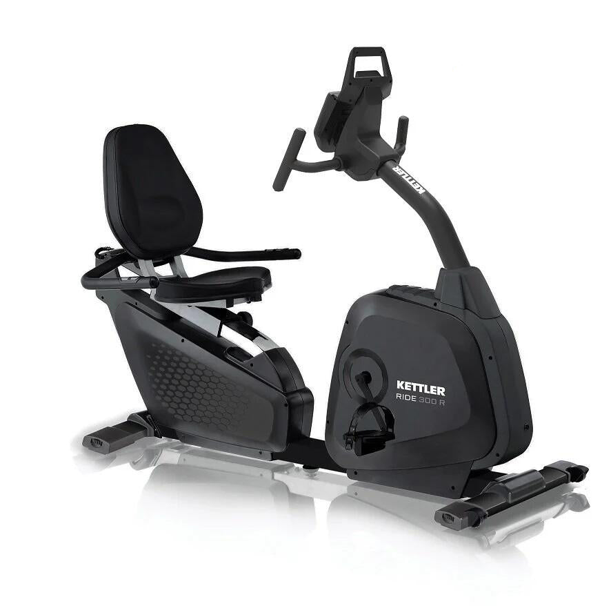 Ride 300 R Recumbent Cyclette Orizzontale Kettler Cod.ht1007-100 Volano 8 Kg - Peso Max Utente 130 Kg Compatibile Kinomap Gym Bike Bici da Camera - TIMESPORT24