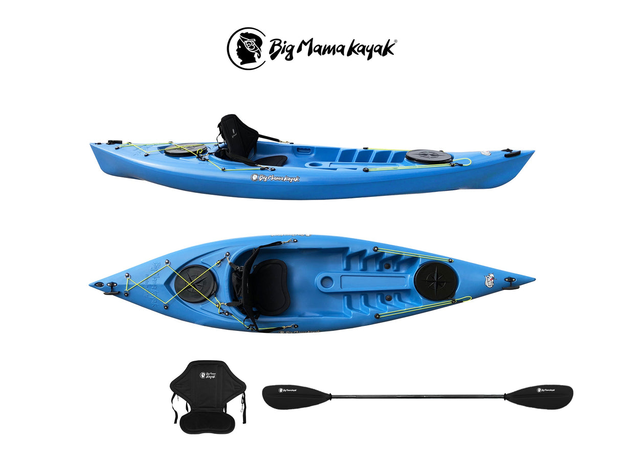 KAYAK MONOPOSTO PRIVAT 2.0 BIG MAMA KAYAK - CANOA DA 295 CM + 2 GAVONI+ 1 PAGAIA + 1 SEGGIOLINO (FULL PACK) - TIMESPORT24