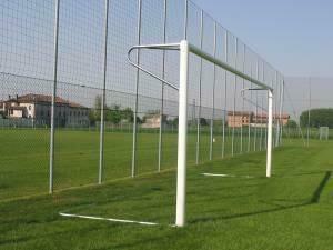 Cod. Af1470/sing. 1 Porta Calcio 7,32 X 2,44 Metri Regolamentare In Alluminio