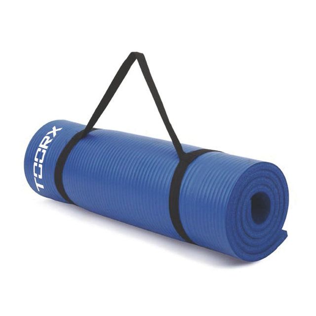 Materassino Fitness con Maniglia di Trasporto Blu COD.MAT-172 Linea Toorx - TIMESPORT24