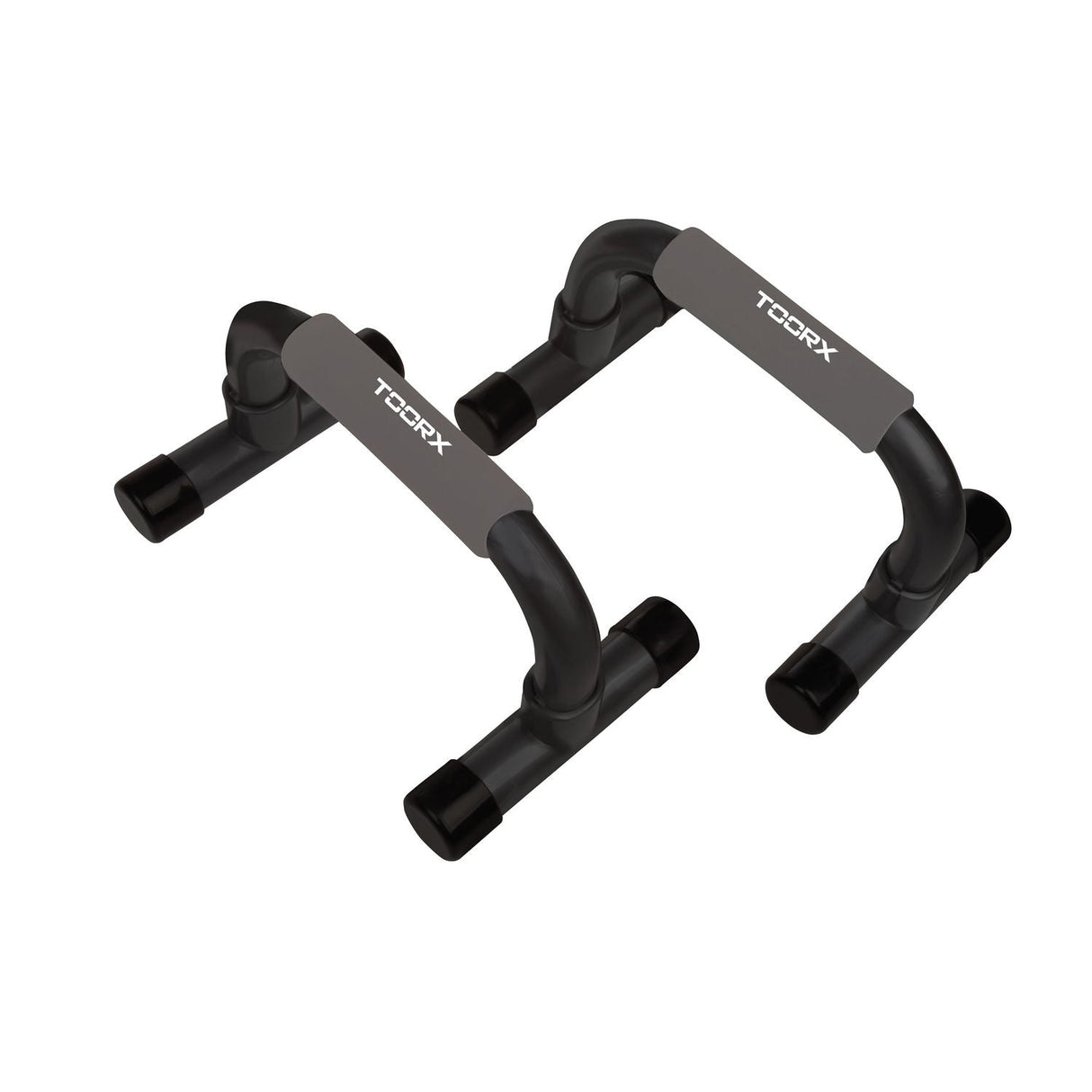 Pair of plastic push-up supports with 'Soft Touch' handle Toorx line cod. AHF-026 